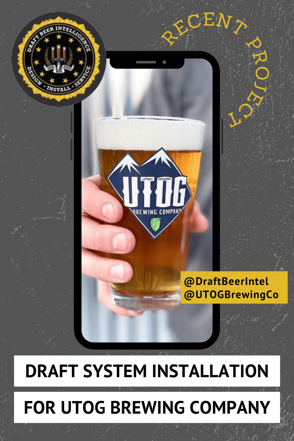 DBI PROJECT Draft Beer System Installation For UTOG Brewing Company