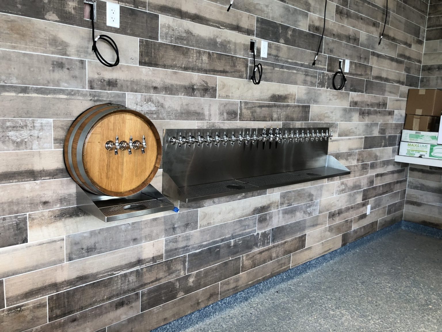 The Dudes Brewing Co. Draft Beer System Installation