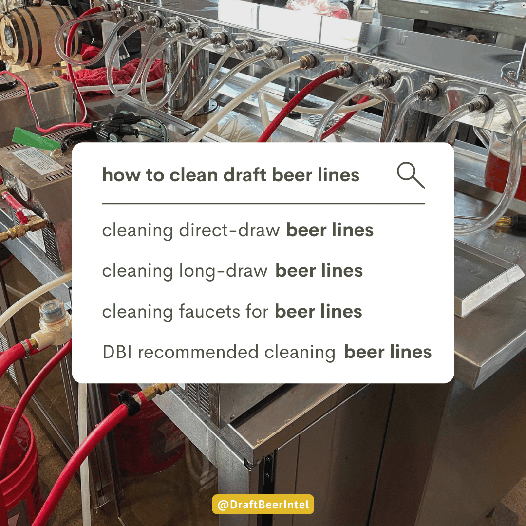 How To Clean Your Draft Beer Lines Faucets Draft Beer Intelligence