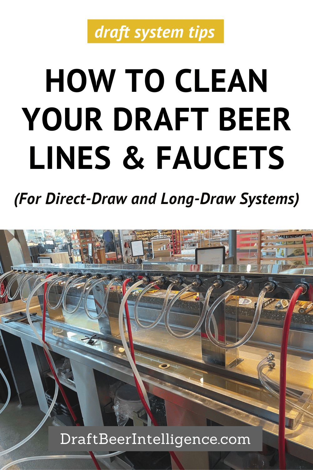How To Clean Your Draft Beer Lines Faucets Draft Beer Intelligence