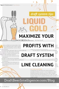The draft system is a critical system that houses a consumable, temperature-controlled food product that can generate happy guests and big profits. So let’s dive into what needs to happen to add draft system line cleaning to our list of daily facility priorities.